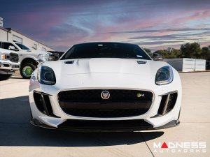 Jaguar F-TYPE Exterior Trim - Carbon Fiber - Front Splitter Trim Kit 